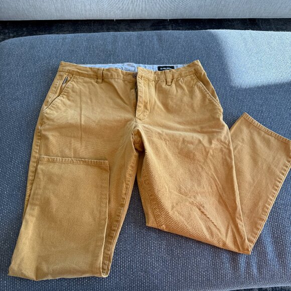 Bonobos Men's Gold Pants 34W x 30L Athletic Fit - Picture 1 of 3